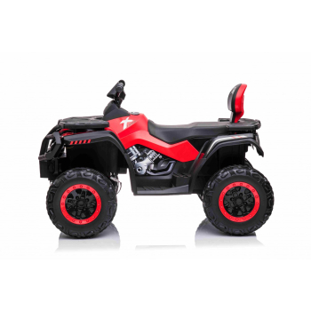 Quad XT-Speed dla dzieci Czerwony + Napęd 4x4 + EVA + Wolny Start + Radio MP3 + LED